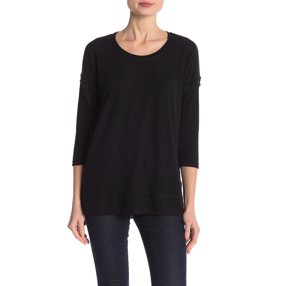 NEW H By Bordeaux Unbrushed Hacci Top XS